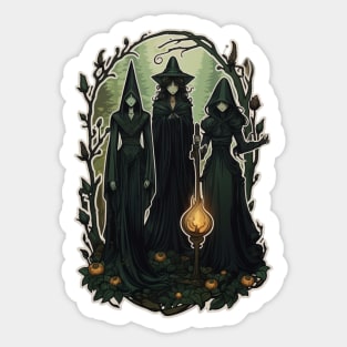 Creepy Forest Coven Sticker